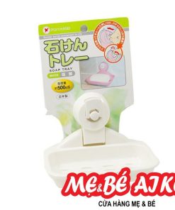 Giá Để Xà Phòng Ponykasei Hút Chân Không Hàng Nhật màu trắng