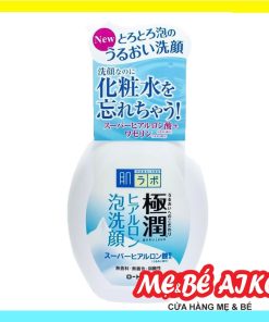 Sữa rửa mặt dạng bọt Hadalabo 160ml dưỡng da, cấp ẩm