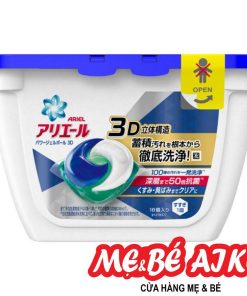 Viên giặt Ariel 3D hộp 18 viên Nhật Bản