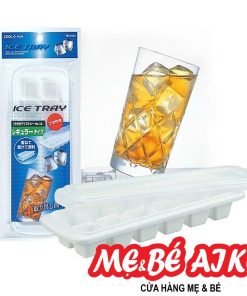 Khay làm đá 12 viên của Nhật có nắp Inomata (Trắng)