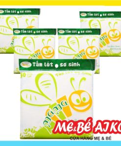 [Combo 5 gói] Tấm Lót Phân Xu Sơ Sinh Cao Cấp Mama 30 tờ/túi