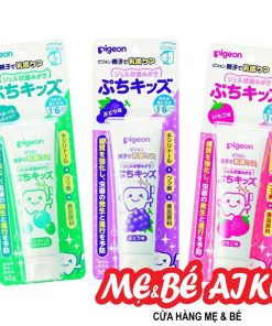Kem đánh răng nuốt được hãng Pigeon cho bé 18m+ (50g)