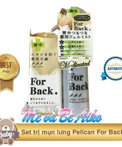 Set xà phòng & Lotion xịt trị mụn lưng For Back