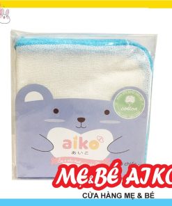Khăn Sữa Xuất Nhật Cao Cấp 3 Lớp Aiko (25x25cm)_bịch 10 Khăn