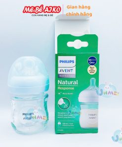 Bình sữa Philips Avent Natural thủy tinh cổ rộng mô phỏng tự nhiên 120ml (SCF671/13)