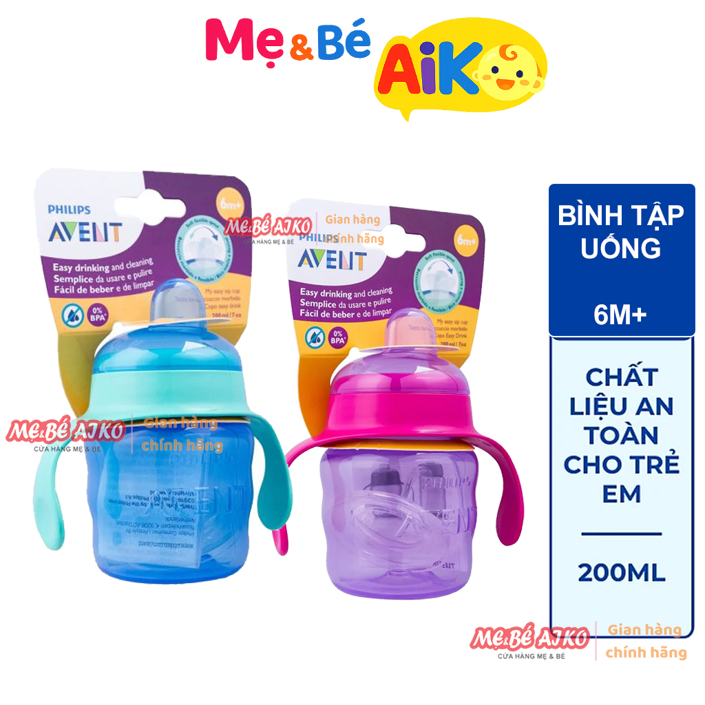 AVENT BINH TAP UONG 6M+