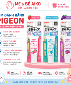 Kem Đánh Răng Pigeon Cho Bé 18 Tháng+ 50g – Dịu Nhẹ Cho Bé Tập Đánh Răng
