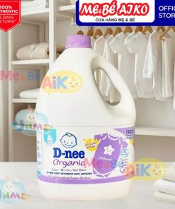 Nước giặt xả 2in1 D-nee Organic Tím Yellow Moon 2,6 lít – Hàng chuẩn Đại Thịnh