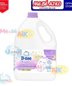(Chính Hãng Đại Thịnh) Nước giặt D-nee Organic Tím Sweet Dream Can 3000ml - Dnee Chính Hãng Đại Thịnh