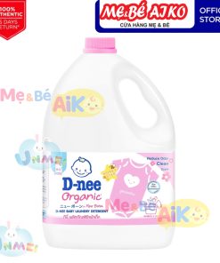 [Chính Hãng Đại Thịnh] Nước giặt Dnee, D-nee Organic Thái Lan Can 3000ml Màu Hồng