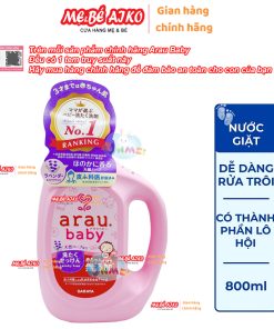 Nước Giặt Thảo Mộc Arau Baby Chai 800ml