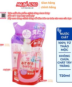 Nước Giặt Thảo Mộc Arau Baby Nhật Bản Dạng Túi 720ml