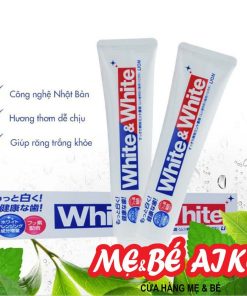 Kem Đánh Răng White & White Nhật Lion 150g