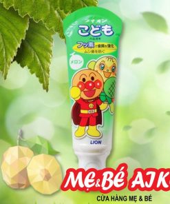 Kem Đánh Răng An Toàn Cho Bé LION Vị Dưa Lưới 40g - Nhật Bản