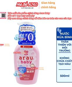 NƯỚC RỬA BÌNH THẢO MỘC ARAU BABY NHẬT BẢN BÌNH 500ML
