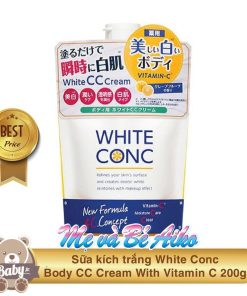 Sữa dưỡng trắng White Conc Body CC Cream With Vitamin-C 200g