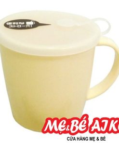 Cốc uống nước có lỗ cắm ống hút 300ml nhiều màu hàng Nhật