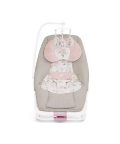 Ghế rung trẻ em Joie Dreamer Flowers Forever (Màu Hồng) - Cho Bé Từ 0 Tháng Tuổi