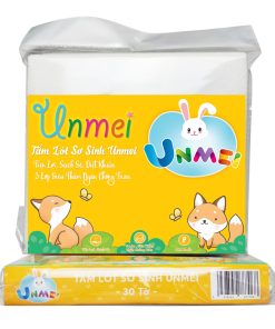 Tấm Lót Phân Xu Dày 3 Lớp Cao Cấp Unmei 30 tờ/túi - Hàng Chính Hãng
