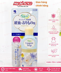 Nước Giặt Đồ Lót Lingerie Soap Nhật Bản 120ml – Xà Phòng Nước Chuyên Giặt Đồ Lót, Làm Sạch Vết Bẩn, Tiện Dụng