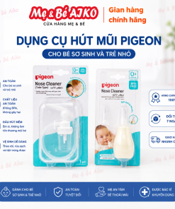Dụng Cụ Hút Mũi Pigeon Dạng Vòi Hút/Bóp Cao Su Cho Bé Bị Nghẹt Mũi - Hàng Chính Hãng Pigeon Tại Mevabeaiko