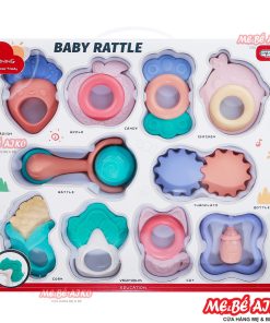 Đồ chơi xúc xắc 10 món Baby Rattle 668-158 AC22