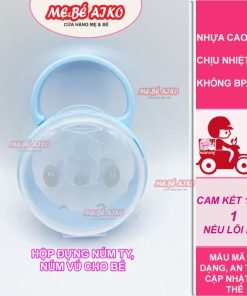 Hộp Đựng Ti Giả, Núm Vú Đa Năng Cho Bé [Sản Phẩm An Toàn & Rất Dễ Thương-Shop Mẹ Và Bé Aiko