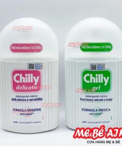 Dung dịch vệ sinh phụ nữ Chilly Gel - Se se lạnh, bùng tươi mát -  số 1 tại Italy -  (200ml/chai)