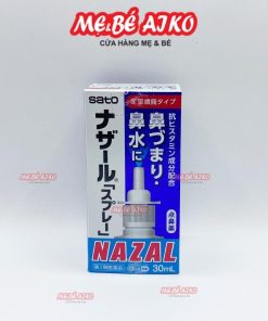 Xịt xoang mũi Nazal Sato 30ml nội địa Nhật Bản