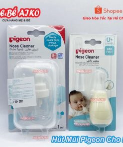 Dụng Cụ Hút Mũi Pigeon Dạng Vòi Hút/Bóp Cao Su Cho Bé Bị Nghẹt Mũi - Hàng Chính Hãng Pigeon Tại Mevabeaiko