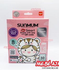 Túi Trữ Sữa Sunmum 50pcs (mẫu mới) - Hàng Chính Hãng