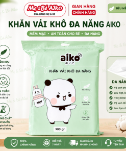 Khăn vải khô đa năng AIKO 900g– Mềm mại, thấm hút tốt TẠI Mevabeaiko Hồ Chí Minh