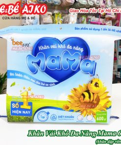 [HÀNG CHÍNH HÃNG] KHĂN VẢI KHÔ ĐA NĂNG MAMA (Bịch 600g)