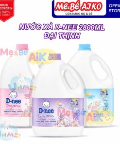 Nước xả vải D-nee cho trẻ sơ sinh, giúp quần áo mềm mại phù hợp cho làn da nhạy cảm -Can 2800ml- DNEE Đại Thịnh
