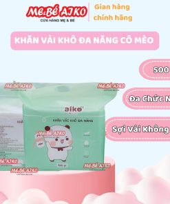 KHĂN VẢI KHÔ ĐA NĂNG AIKO - Gói to 500G
