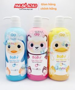 Agi Sữa Tắm Gội 2 In1, An Toàn Nuôi Dưỡng Làn Da Em Bé Với Dung Tích 700ml