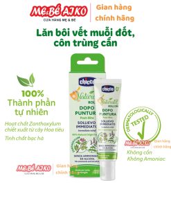(Hỏa Tốc HCM) Lăn bôi vết muỗi đốt, côn trùng cắn Chicco 10ml