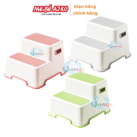 Ghế kê chân Toilet cho bé UNMEI ghế bậc thang cho bé đa năng, ghế để chân bồn cầu gác chân cho bé chống táo bón