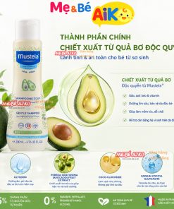 Mustela - Dầu Gội Cho Trẻ Sơ Sinh Và Trẻ Nhỏ -  Gentle Shampoo Mustela - Pháp