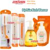 Nước rửa bình sữa (Mẫu mới)/ Cọ rửa bình Wesser Dạng Chai/Túi 500ml An toàn cho bé MEVABEAIKO