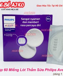 Miếng lót thấm sữa Philips Avent dùng một  lần (60 cái/hộp)