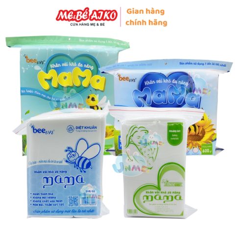 Khăn vải khô MAMA chính hãng, khăn khô đa năng, cao cấp dành cho mẹ và bé
