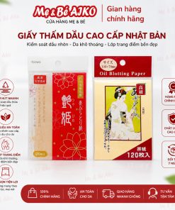 Set 120 Tờ/250 tờ giấy thấm dầu Gheisha cho da mặt - Hàng Nhật Bản