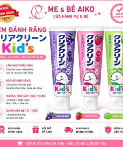 Kem Đánh Răng Kao Kid 70g Đủ Vị - Nhật Bản