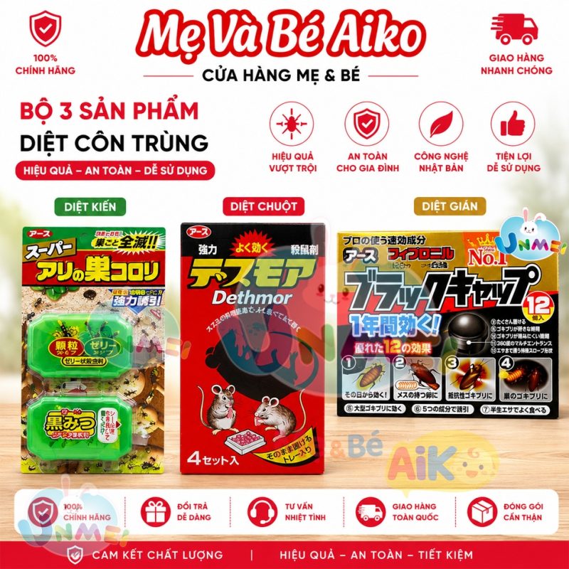Diệt Kiến - Gián - Chuột Earth Các Loại Nhật Bản