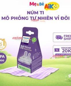 Núm Ti Mô Phỏng Tự Nhiên Mới Philips Avent Natural Response - Vỉ đôi