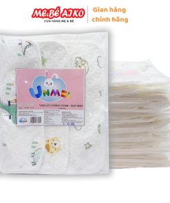 Set 3 Tấm Lót UNMEI 30x30 cm In Hình Hoạt Hình Có Thể Giặt Máy - Màu ngẫu nhiên