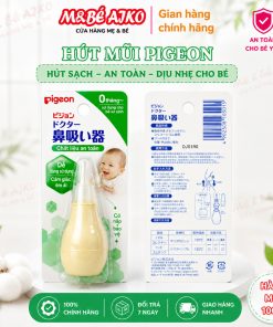 DỤNG CỤ HÚT MŨI CAO SU PIGEON DẠNG BÓP CHO BÉ - made in Japan