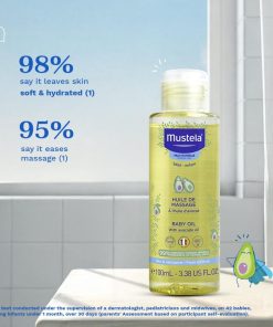 (Hỏa Tốc HCM) Dầu Massage Cho Trẻ Sơ Sinh & Em Bé Mustela 100ml - Hàng Chính Hãng Tại Mevabeaiko
