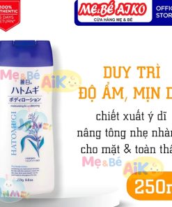 Dưỡng Thể Ý Dĩ Ban Đêm Hatomugi Nhật Bản 250g dạng lotion